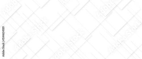 Abstract white background with diamond and triangle shape in modern pattern design .Abstract seamless modern white color technology concept geometric line vector background design .