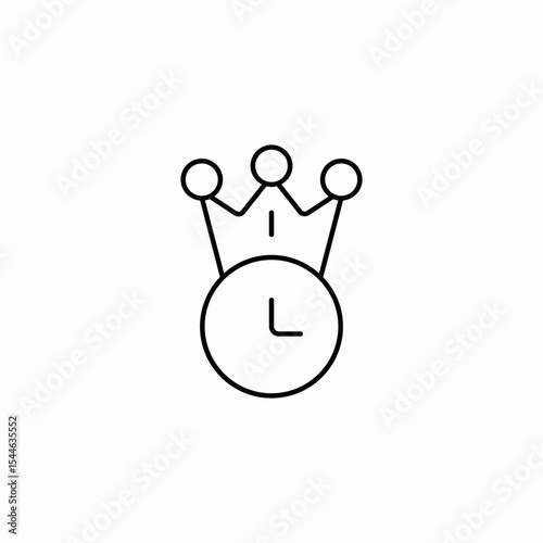 prime time icon sign vector