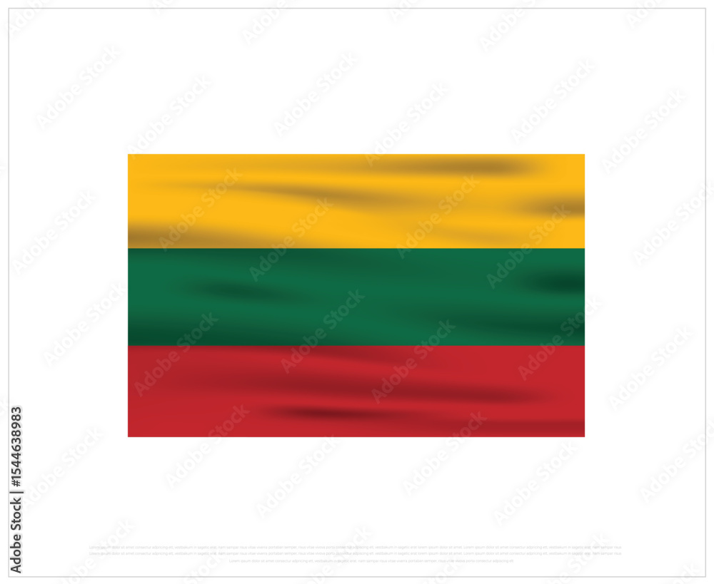 Obraz premium Happy Independence day, Lithuania Independence day, Lithuania, Lithuania Flag, 16 February, 16th February, Independence Day, National Day, National Flag, Icon