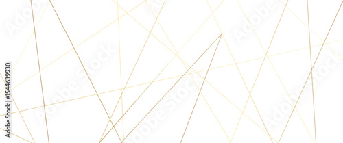 Abstract white background with golden and orange lines .golden geometric random chaotic creative lines background backdrop .luxury modern technology concept diagonal line .