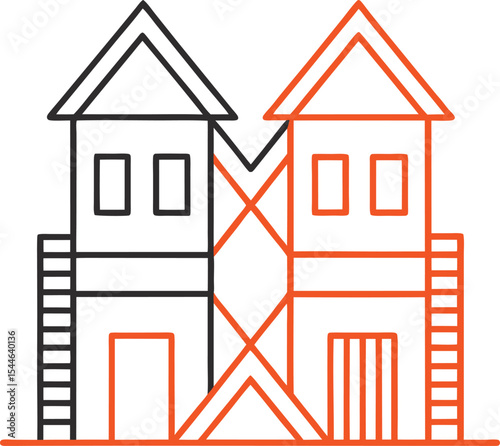 Dual Home Design Modern Architecture Concepts for Twin Houses