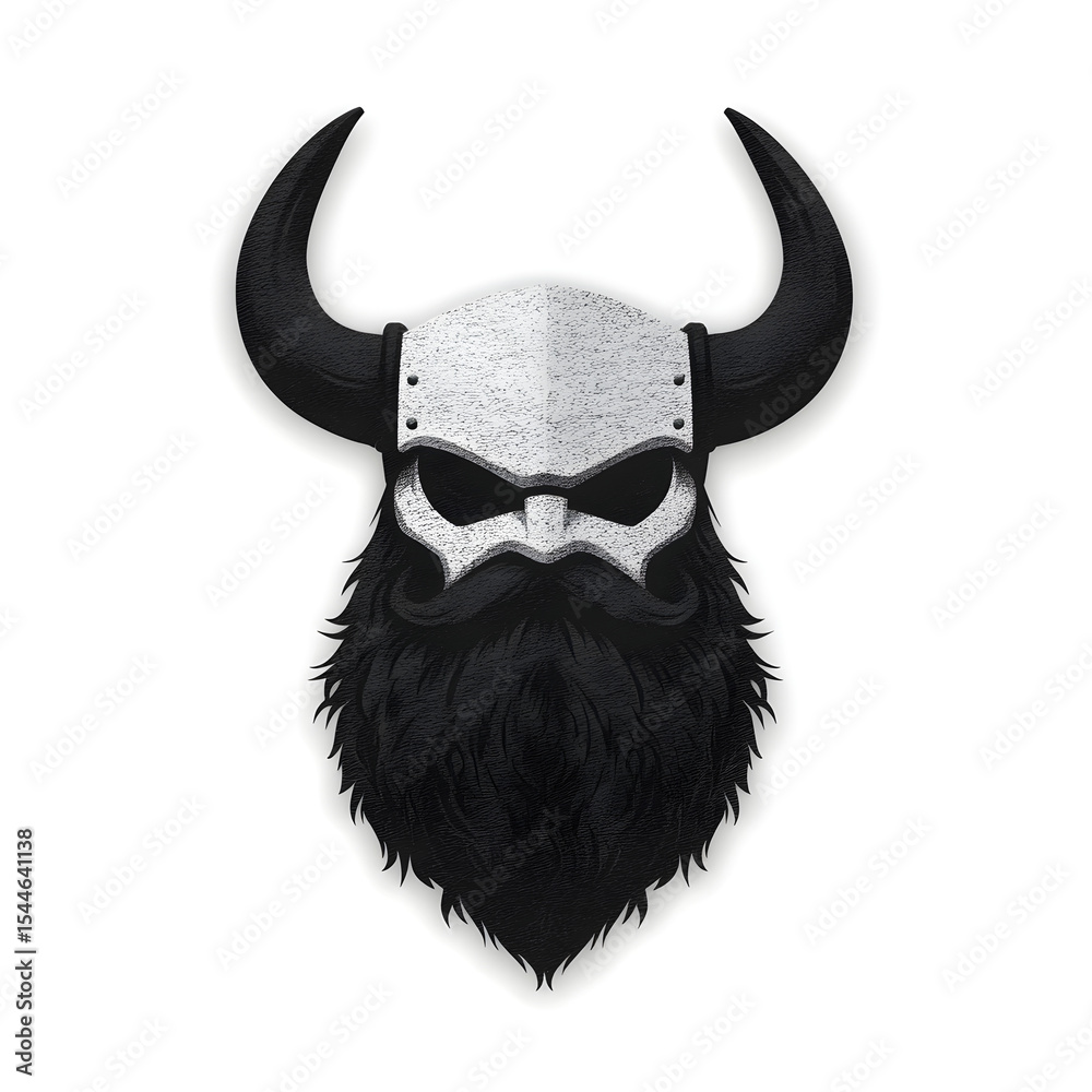 Fototapeta premium Viking logo icon