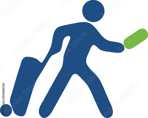 Traveler's Journey: An illustrative representation of a traveler on the move, complete with luggage and a travel accessory, set against a dynamic backdrop of travel.