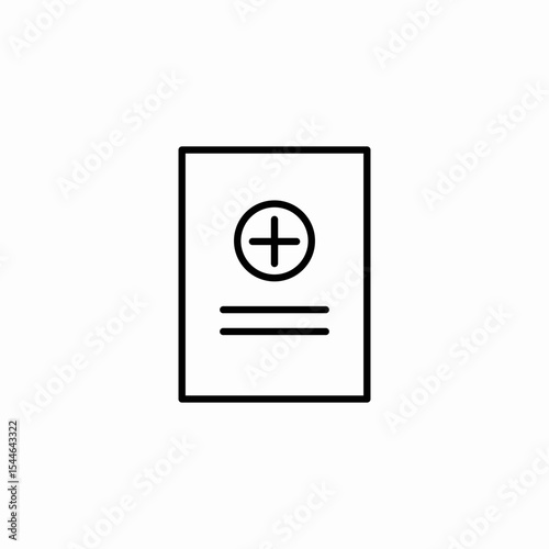 medical book icon sign vector