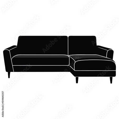 Modern Sectional Sofa Design Elegant L-Shaped Furniture for Living Room