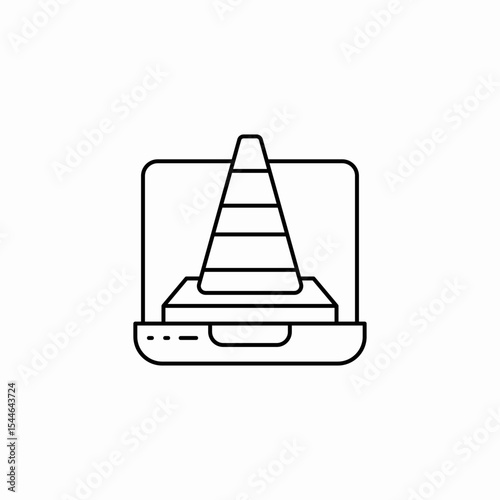 online traffic icon sign vector