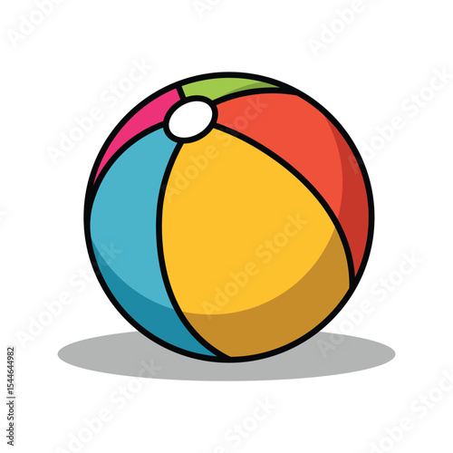 beach ball vector