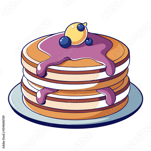 pancakes with chocolate