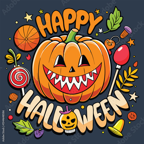 happy halloween pumpkin