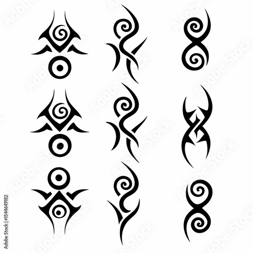 Design a captivating image featuring tribal symbols representing growth, rebirth, and renewal.  Incorporate earthy tones and intricate detailing.