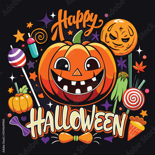happy halloween pumpkin