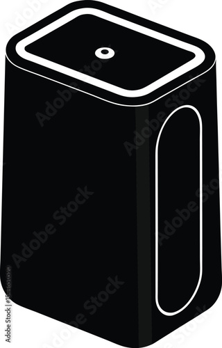 illustration of a modern electric kettle
