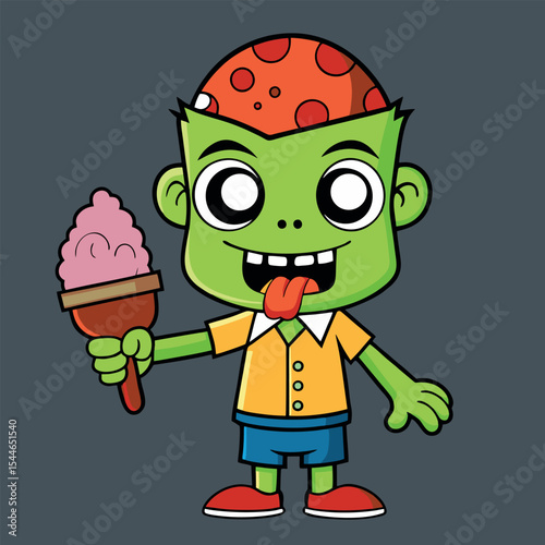 design logo icon illustration character cartoon zombie
