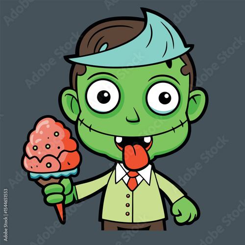 design logo icon illustration character cartoon zombie
