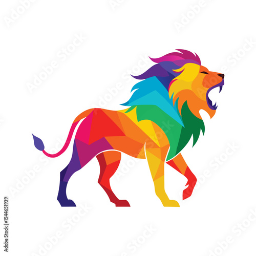 vector illustration of an abstract loin
