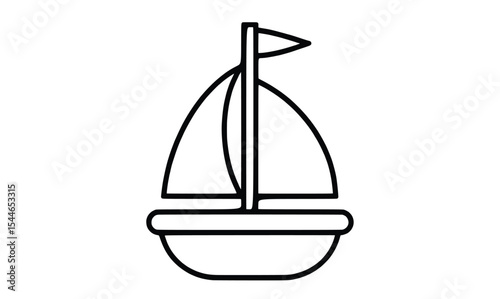 sailing ship vector illustration