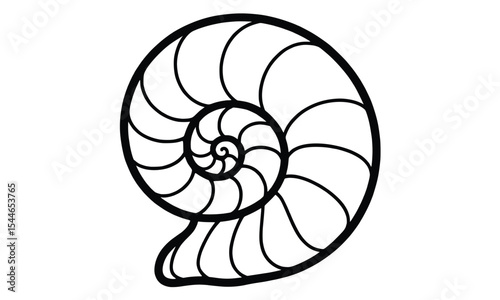 Nautilus Shell: Capturing the mesmerizing elegance and symmetrical beauty of a nautilus shell, showcasing its perfect spiral form and the wonder of marine life.