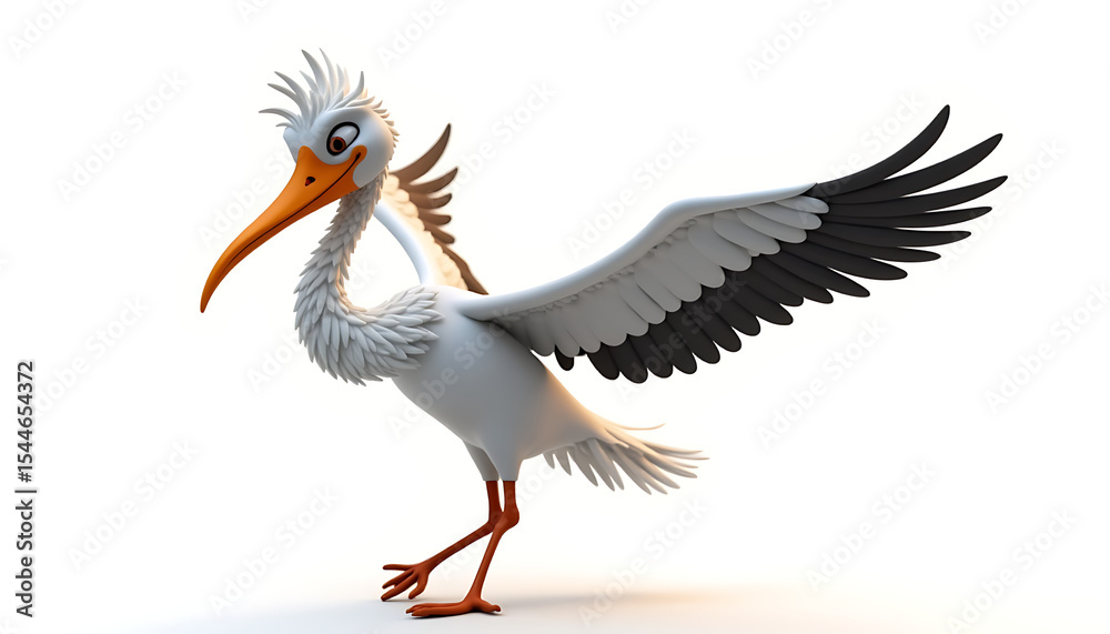 Fototapeta premium dodo bird fly