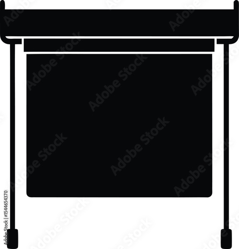 blank billboard vector illustration on transparent background