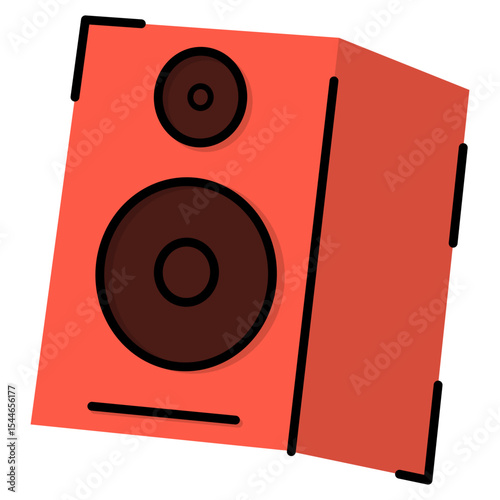 Cartoon Style Speaker Icon