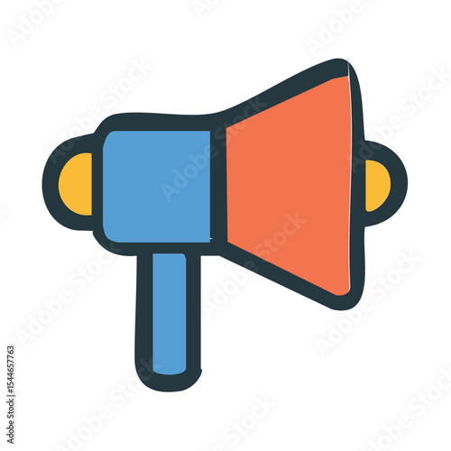 Megaphone Marketing Flat Icon