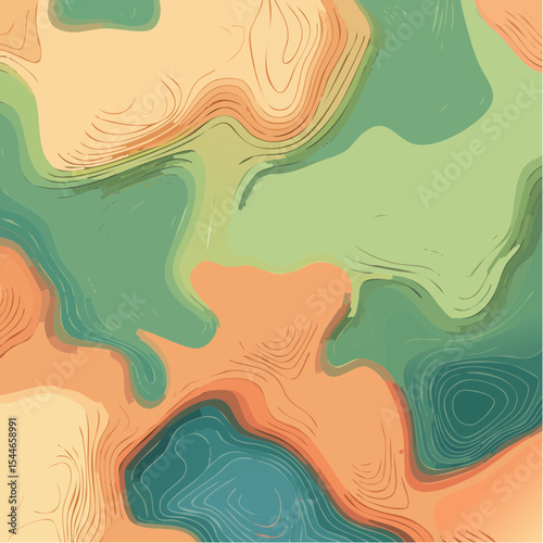 topographic line contour map background, geographic grid map, bold vibrant lines