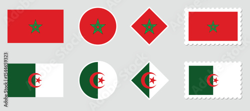 National Design Featuring Morocco and Algeria Identity