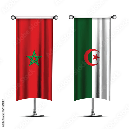 National Design Featuring Morocco and Algeria Identity