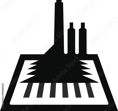Factory Industry vector illustration 