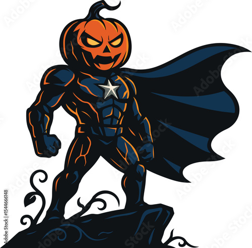 Halloween Superhero pumpkin