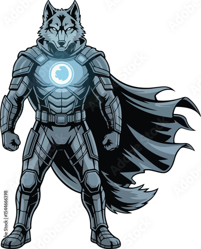 Wolf hero guardian warrior