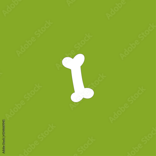 Bone icon logo vector design