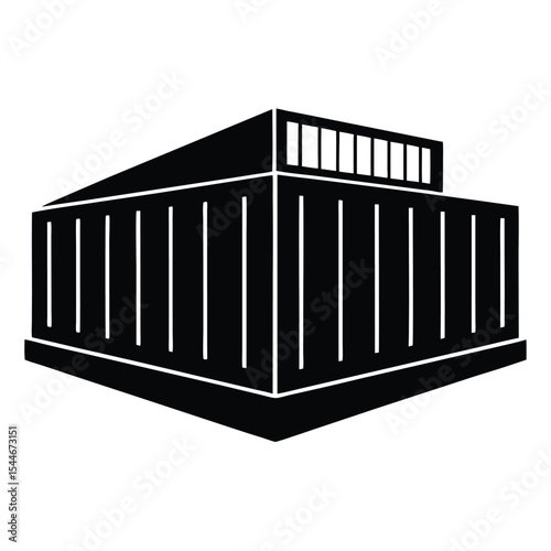 Modern Building Design Architectural Icon, Structure, and Space