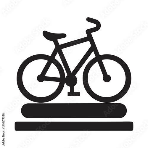 bicycle isolated on white background