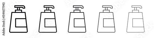 Body Soap icon filled flat sign concept for web design.