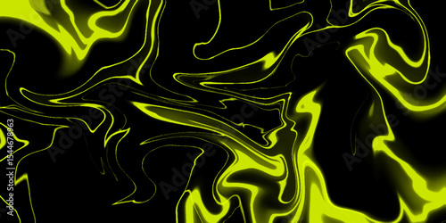 Abstract green and black acrylic pour liquid marble surface design. Acrylic pour onyx marble oil paint background illustration. Vintage modern high-quality wallpaper image theme.