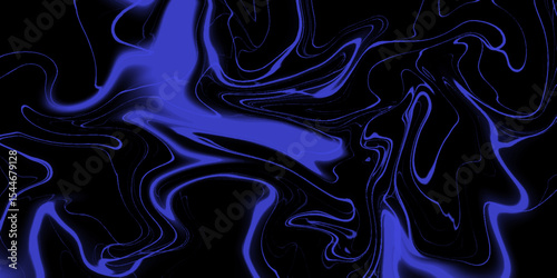 Marble rock texture blue ink pattern liquid swirl paint black dark that is Illustration background. Colorful marble surface. Dark blue marble pattern of the blend of curves. Abstract pattern.