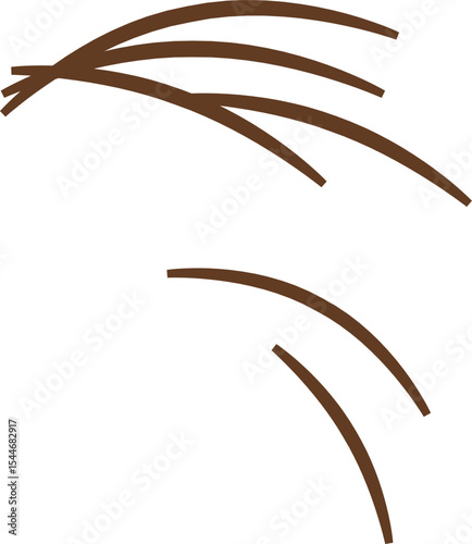 Fallen Hair Illustration (Hair Loss)

