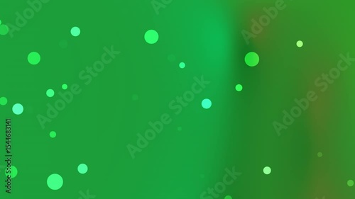 Green blurry circles on a green background.