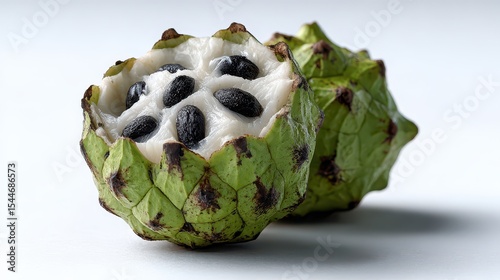 Delicious Black Sapote Fruit with Creamy Interior and Unique Texture