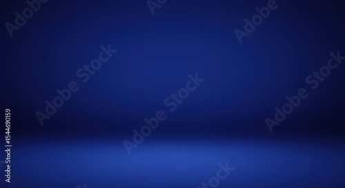 Deep Blue Abstract Background: A Study in Gradient and Shade