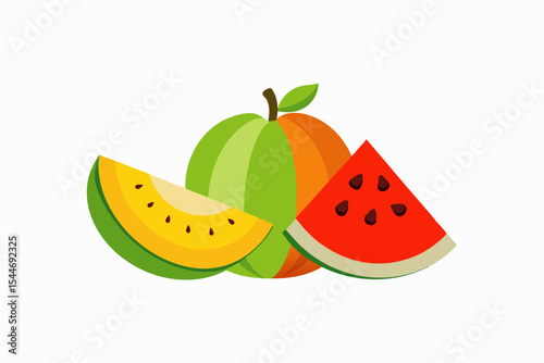 watermelon and fruit
