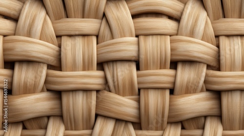 Close-up view of a woven, light beige fabric.  Intricate, repeating pattern of interwoven strands.  Natural, organic texture