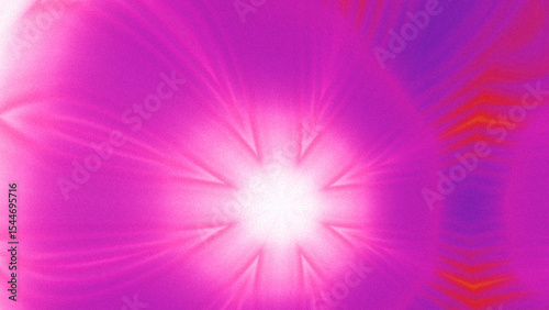 Abstract Radiant Burst with Soft Grain Texture, Symmetrical Glow Pattern in Psychedelic Style, Radiating Circular Abstract with Subtle Noise, Kaleidoscopic Starburst with Gradient Flow