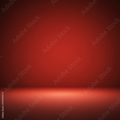 Abstract Red Gradient Background Studio Photography Backdrop for Product Display and Graphic Design Projects