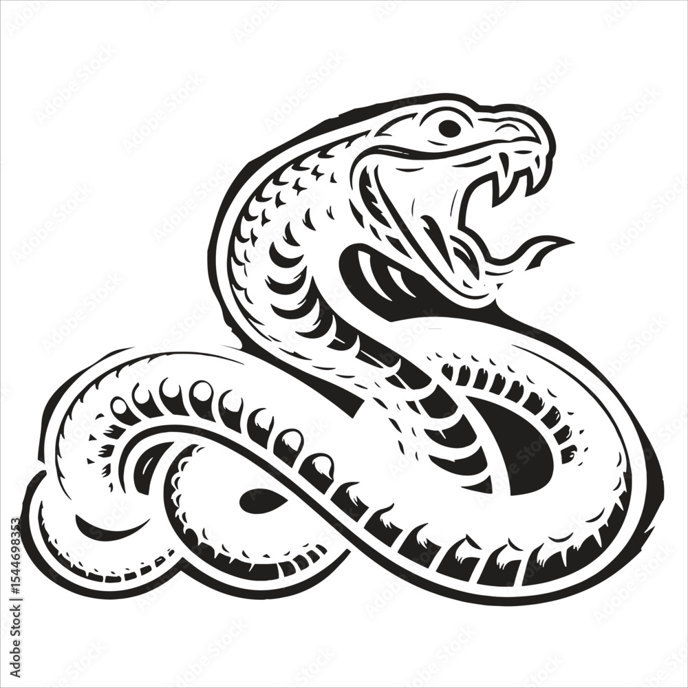 Fototapeta premium Hissing Snake