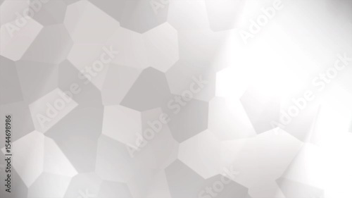 Abstract gray and white geometric pattern.