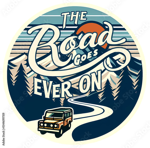 The Road Goes Ever On, typography