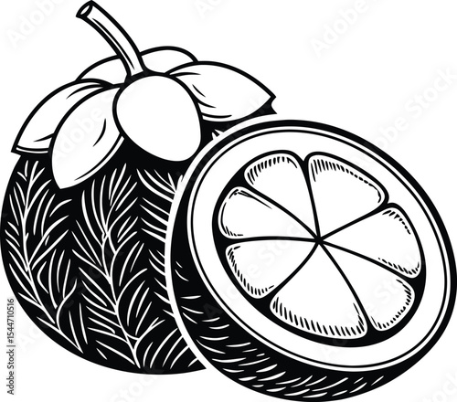 Vibrant vector illustrations of fresh, healthy fruits like apples, oranges, and lemons, showcasing juicy slices and organic leaves