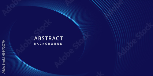Wallpaper Mural Energetic Blue Wave Lines Background Torontodigital.ca